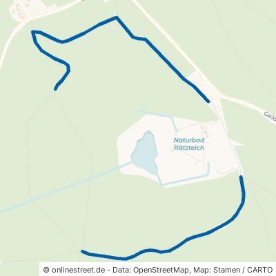 Langlauf- / Skatingstrecke Marienberg Gelobtland 