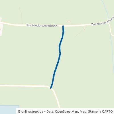 Feldweg Hagen im Bremischen Rechtenfleth 