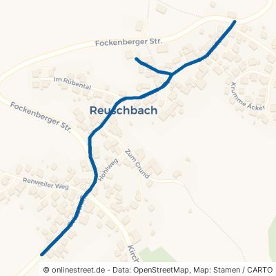 Ortsstraße Niedermohr Reuschbach 