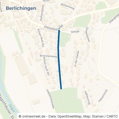 Friedhofweg Schöntal Berlichingen 