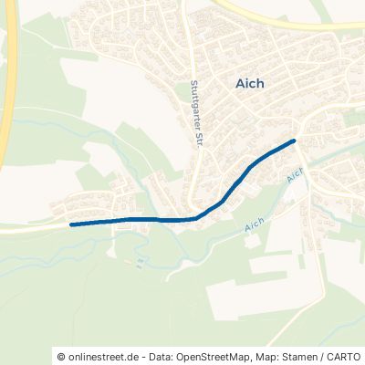 Waldenbucher Straße Aichtal Aich 