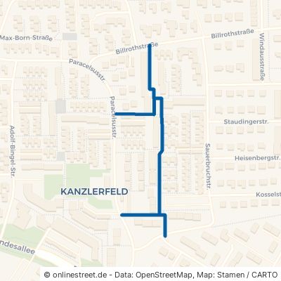 Friedrich-Löffler-Weg Braunschweig Kanzlerfeld 
