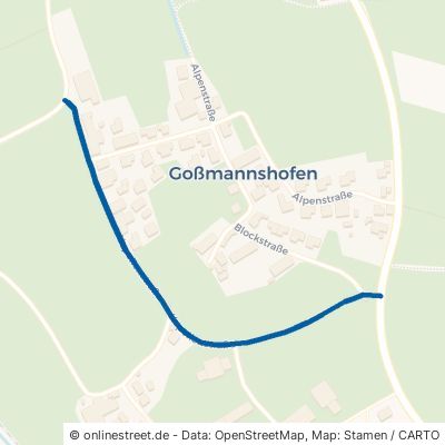 Kapellenstraße Lachen Goßmannshofen 