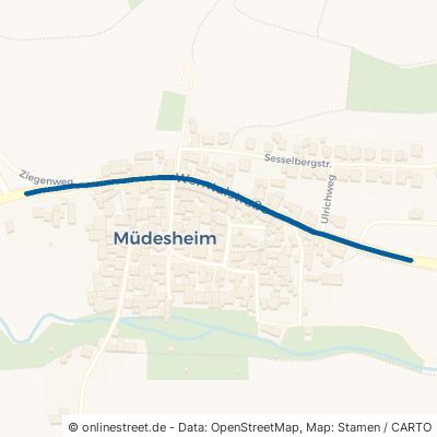Werntalstraße Arnstein Müdesheim 