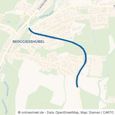 Hohe Straße Bad Gottleuba-Berggießhübel Kurort Berggießhübel 