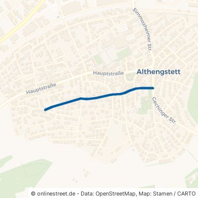Friedhofstraße 75382 Althengstett 