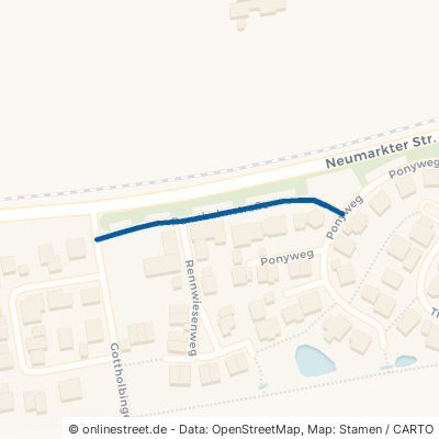 Rennbahnstraße Massing Gottholbing 