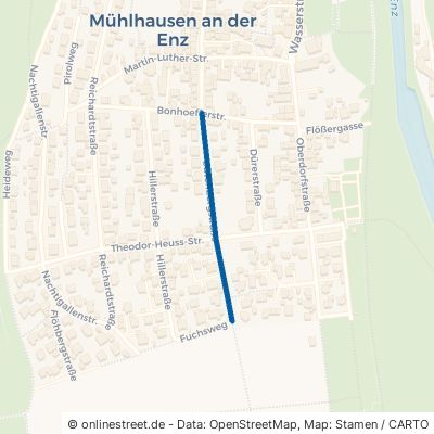 Gutenbergstraße Mühlacker Mühlhausen 