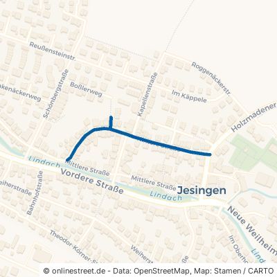 Hintere Straße Kirchheim unter Teck Jesingen 