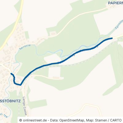 Saaraer Weg Schmölln Großstöbnitz 