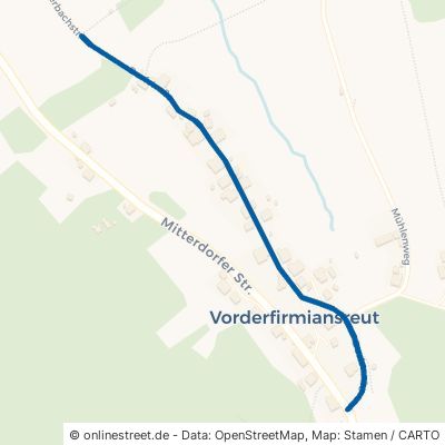 Dorfstraße Philippsreut Vorderfirmiansreut 