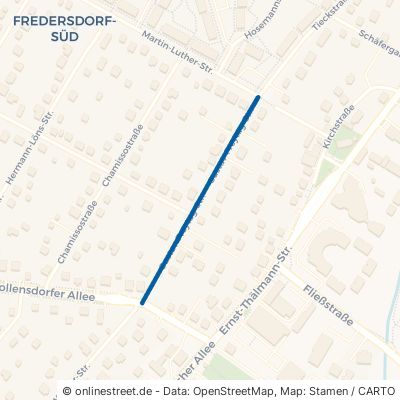 Gustav-Freytag-Straße Fredersdorf-Vogelsdorf Fredersdorf-Süd 