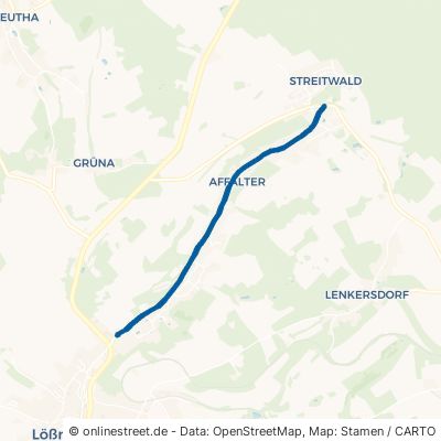 Hauptstraße Lößnitz Affalter 