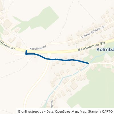 Grundstraße Lindenfels Kolmbach 