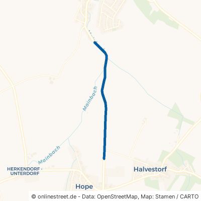Gemeindeverbindungsweg Hameln Haverbeck 