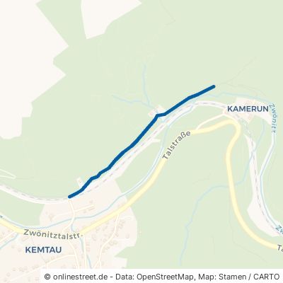 Zwönitztalweg Burkhardtsdorf Kemtau 