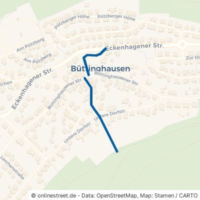 Bachweg Wiehl Büttinghausen 