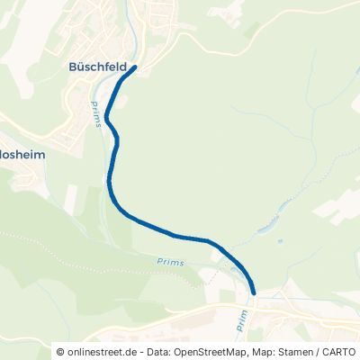 Limbacher Straße Wadern Büschfeld 
