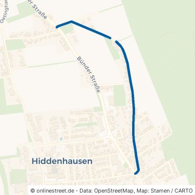 Alter Postweg Hiddenhausen Lippinghausen 