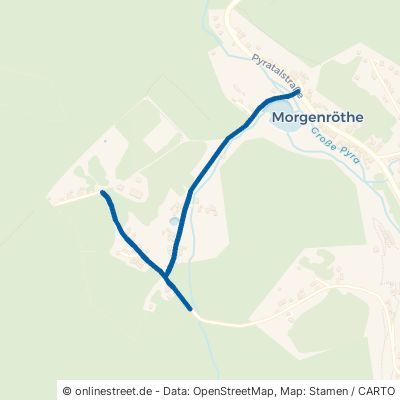 Zeughauser Straße Muldenhammer Morgenröthe-Rautenkranz 