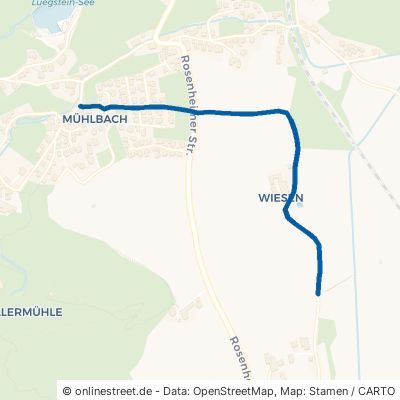 Wiesenweg Kiefersfelden Mühlbach 