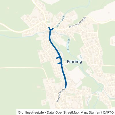 Findingstraße Finning Unterfinning 