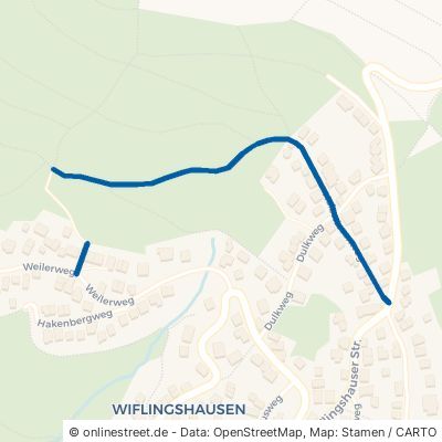 Holzwiesenweg Esslingen am Neckar Wiflingshausen 