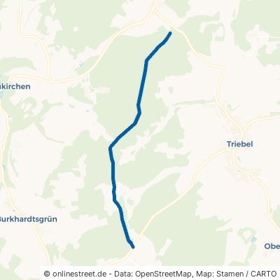 Steinmauerweg Triebel (Vogtland) 