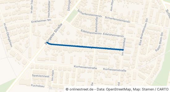 Pfaffenweg Offenbach am Main Rumpenheim 