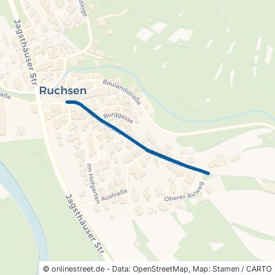 Römerstraße Möckmühl Ruchsen 