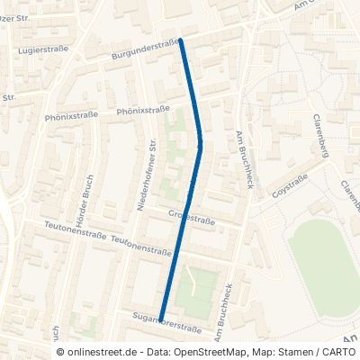 Cimbernstraße Dortmund Hörde 