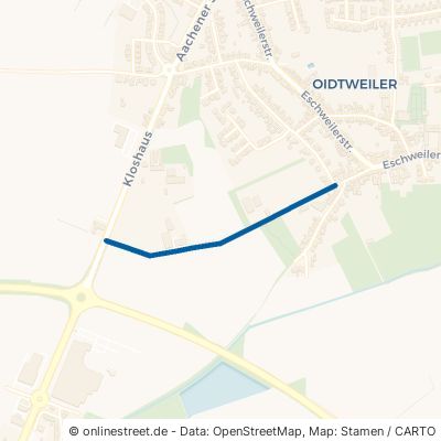 Schwarzer Weg Baesweiler Oidtweiler 