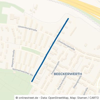 Grafenwerther Straße Duisburg Beeckerwerth 