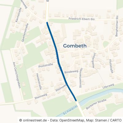 Hauptstraße Borken Gombeth 
