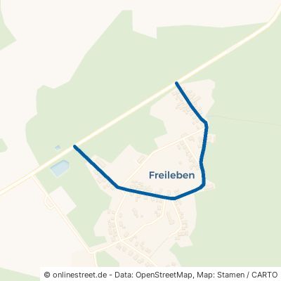 Waldstraße Lebusa Freileben 