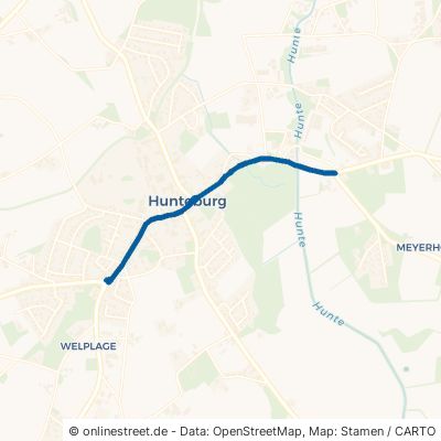 Hauptstraße Bohmte Hunteburg 