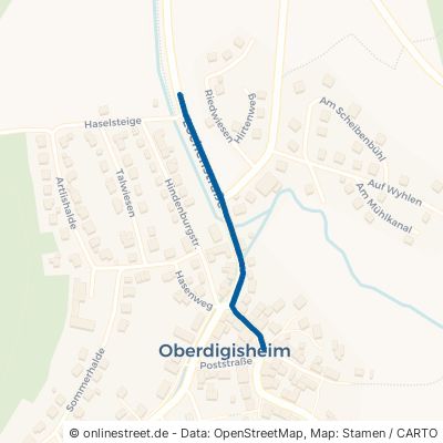 Lochenstraße Meßstetten Oberdigisheim 