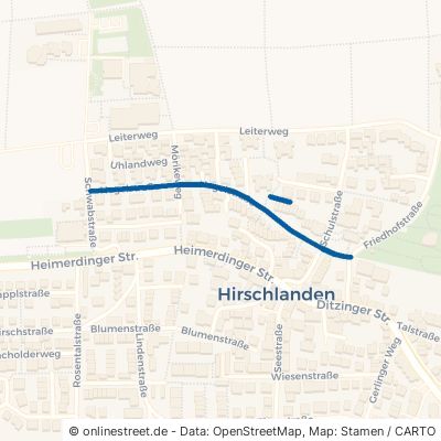 Hegelstraße Ditzingen Hirschlanden 