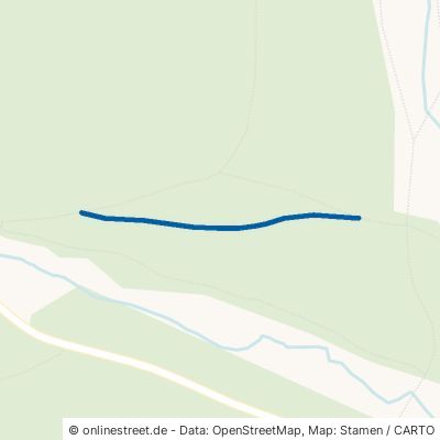 Europäischer Fernwanderweg E3 / E6 Mellrichstadter Forst 