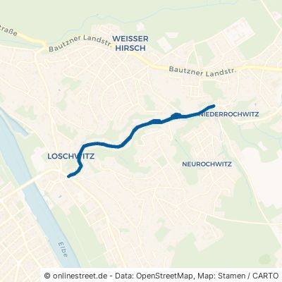 Grundstraße Dresden Loschwitz/Wachwitz 