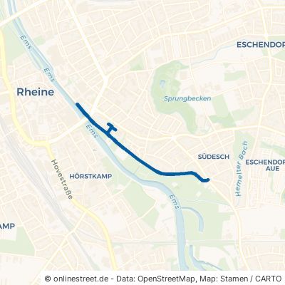 Timmermanufer Rheine Schotthock 