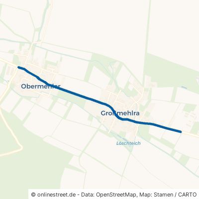 Hauptstraße Obermehler Großmehlra 