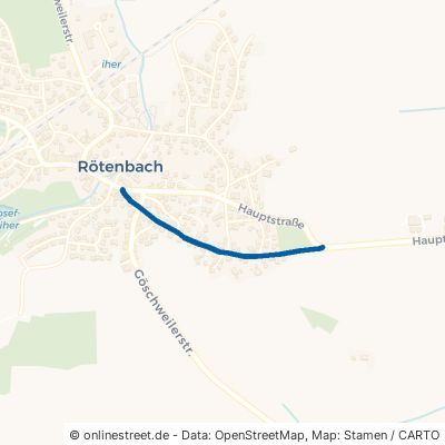 Stichstraße Friedenweiler Rötenbach 