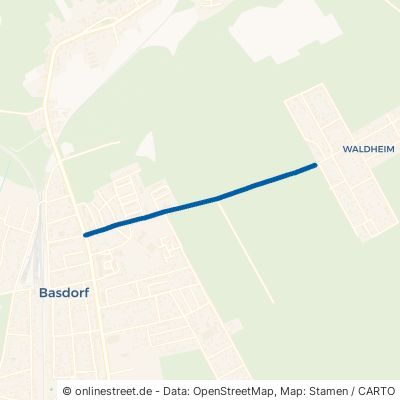 Waldheimstraße Wandlitz Basdorf 