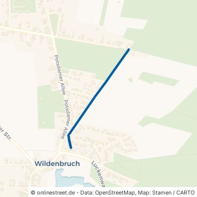 Dehlinger Weg Michendorf Wildenbruch 