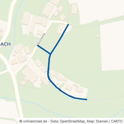 Rainweg Neuenstein Löschenhirschbach 