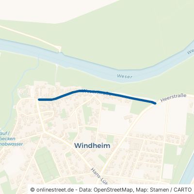 Weserstraße 32469 Petershagen Windheim Windheim