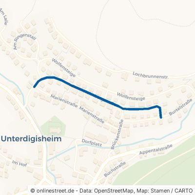 Heimbergstraße Meßstetten Unterdigisheim 