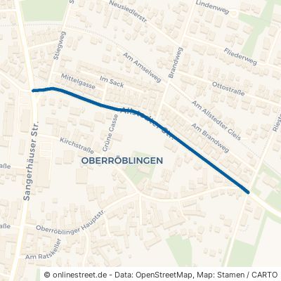 Allstedter Straße Sangerhausen Oberröblingen 