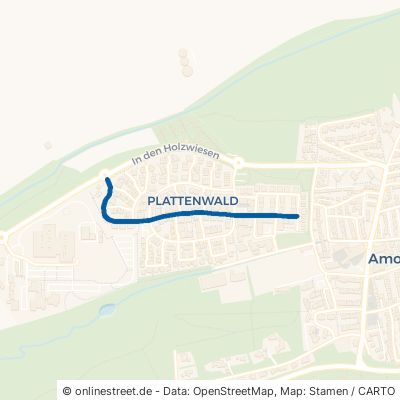 Paracelsusstraße Bad Friedrichshall Plattenwald 